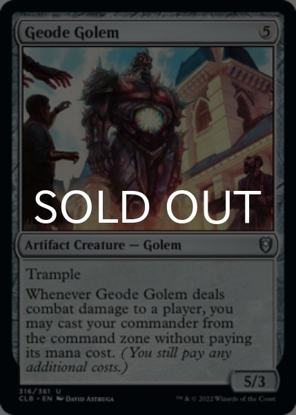 Photo1: Geode Golem 【ENG】 [CLB-Artifact-U] (1)