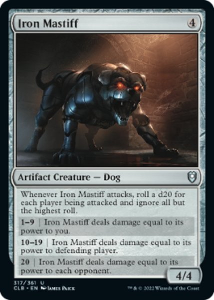 Photo1: Iron Mastiff 【ENG】 [CLB-Artifact-U] (1)