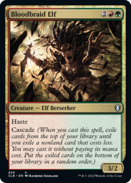 Photo1: Bloodbraid Elf 【ENG】 [CLB-Multi-U] (1)