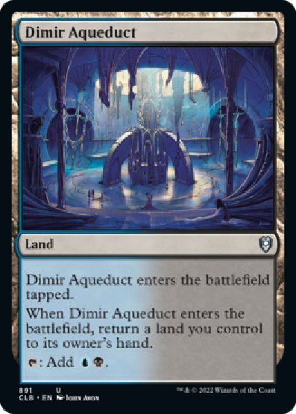 Photo1: Dimir Aqueduct 【ENG】 [CLB-Land-U] (1)