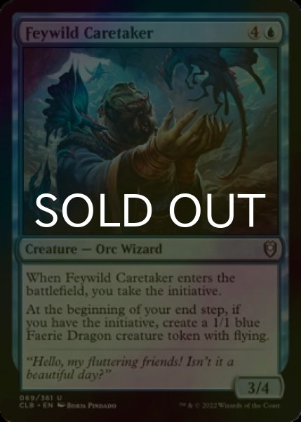 Photo1: [FOIL] Feywild Caretaker 【ENG】 [CLB-Blue-U] (1)
