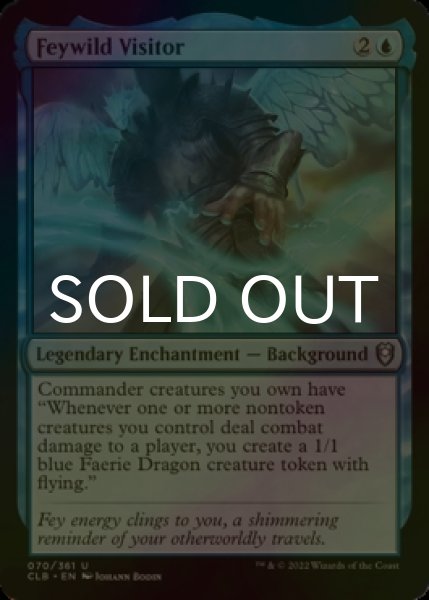Photo1: [FOIL] Feywild Visitor 【ENG】 [CLB-Blue-U] (1)