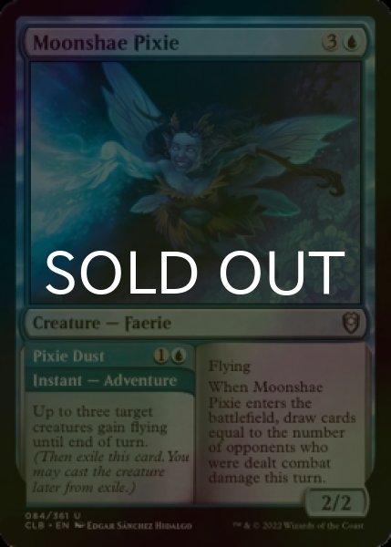 Photo1: [FOIL] Moonshae Pixie 【ENG】 [CLB-Blue-U] (1)