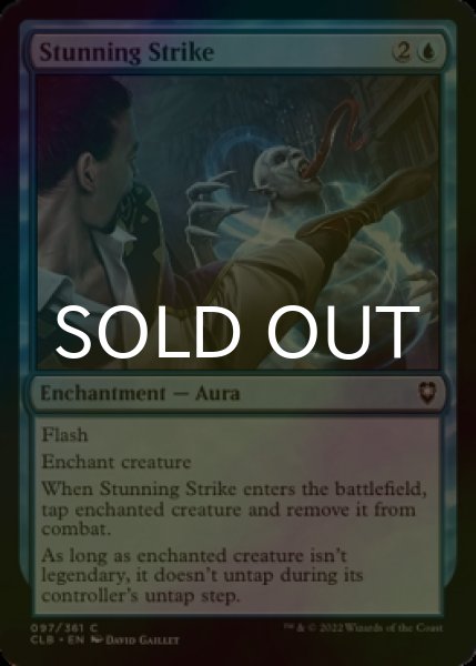 Photo1: [FOIL] Stunning Strike 【ENG】 [CLB-Blue-C] (1)