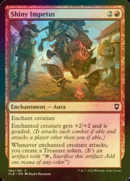 Photo1: [FOIL] Shiny Impetus 【ENG】 [CLB-Red-C] (1)