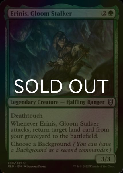 Photo1: [FOIL] Erinis, Gloom Stalker 【ENG】 [CLB-Green-U] (1)