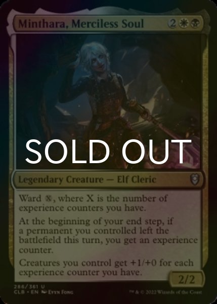 Photo1: [FOIL] Minthara, Merciless Soul 【ENG】 [CLB-Multi-U] (1)
