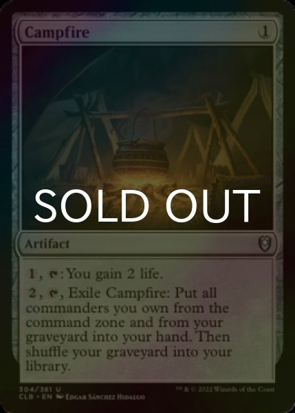 Photo1: [FOIL] Campfire 【ENG】 [CLB-Artifact-U] (1)