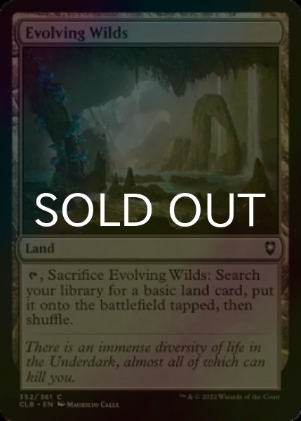 Photo1: [FOIL] Evolving Wilds 【ENG】 [CLB-Land-C] (1)