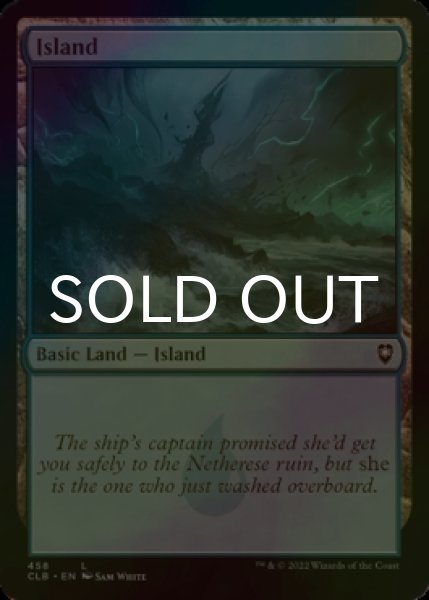 Photo1: [FOIL] Island No.458 【ENG】 [CLB-Land-C] (1)
