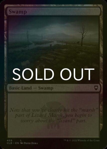 Photo1: [FOIL] Swamp No.459 【ENG】 [CLB-Land-C] (1)