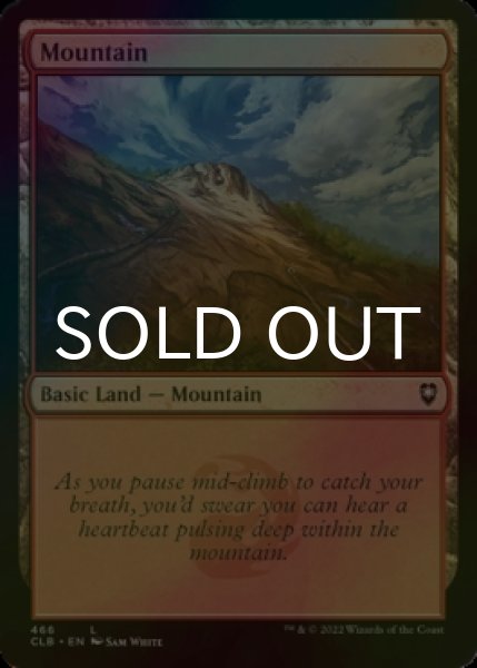 Photo1: [FOIL] Mountain No.466 【ENG】 [CLB-Land-C] (1)