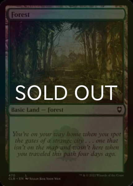 Photo1: [FOIL] Forest No.470 【ENG】 [CLB-Land-C] (1)