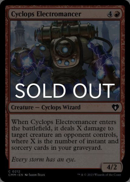 Photo1: Cyclops Electromancer 【ENG】 [CMM-Red-C] (1)