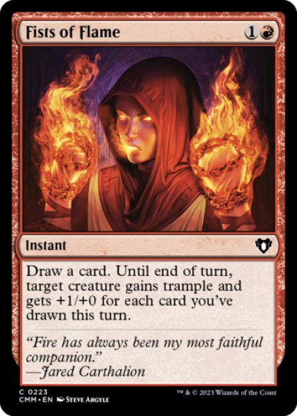 Photo1: Fists of Flame 【ENG】 [CMM-Red-C] (1)