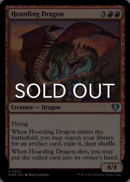 Photo1: Hoarding Dragon 【ENG】 [CMM-Red-U] (1)