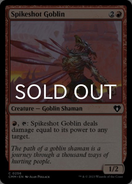 Photo1: Spikeshot Goblin 【ENG】 [CMM-Red-C] (1)