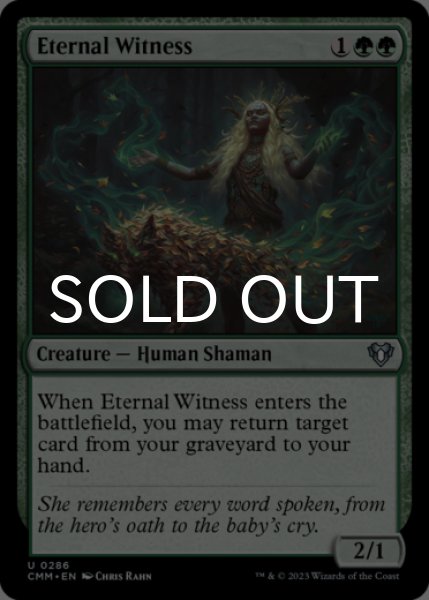 Photo1: Eternal Witness 【ENG】 [CMM-Green-U] (1)