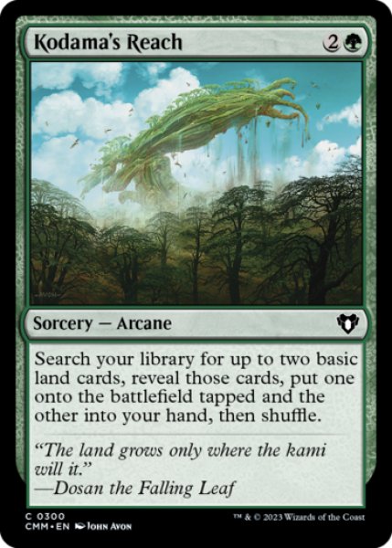 Photo1: Kodama's Reach 【ENG】 [CMM-Green-C] (1)