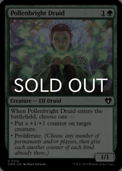 Photo1: Pollenbright Druid 【ENG】 [CMM-Green-C] (1)
