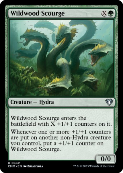 Photo1: Wildwood Scourge 【ENG】 [CMM-Green-U] (1)