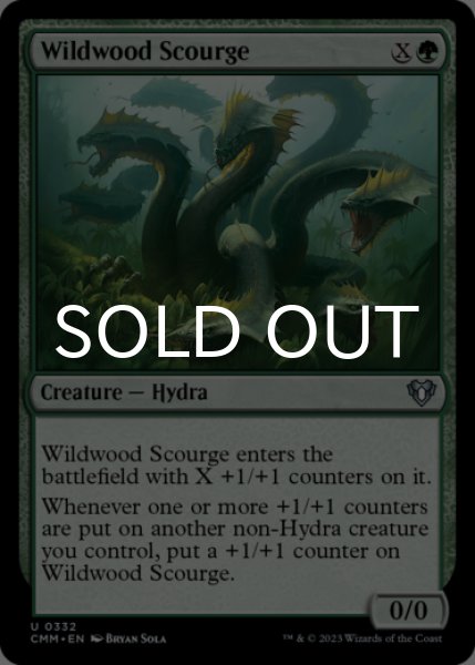 Photo1: Wildwood Scourge 【ENG】 [CMM-Green-U] (1)