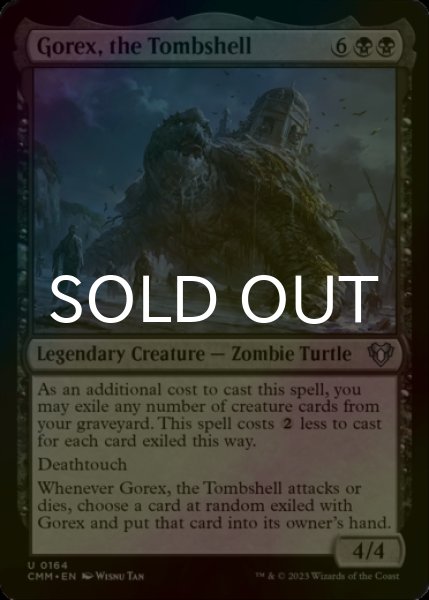 Photo1: [FOIL] Gorex, the Tombshell 【ENG】 [CMM-Black-U] (1)