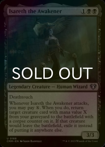 Photo1: [FOIL] Isareth the Awakener 【ENG】 [CMM-Black-U] (1)