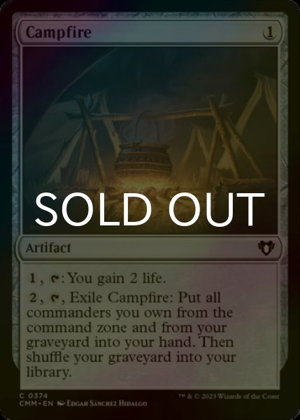 Photo1: [FOIL] Campfire 【ENG】 [CMM-Artifact-C] (1)