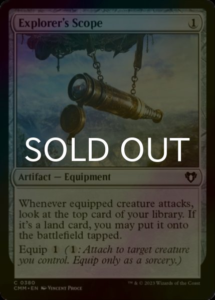 Photo1: [FOIL] Explorer's Scope 【ENG】 [CMM-Artifact-C] (1)