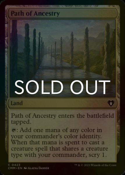 Photo1: [FOIL] Path of Ancestry 【ENG】 [CMM-Land-C] (1)