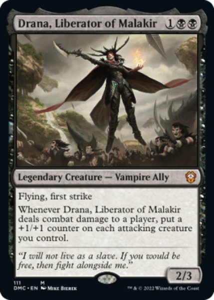 Photo1: Drana, Liberator of Malakir 【ENG】 [DMC-Black-MR] (1)