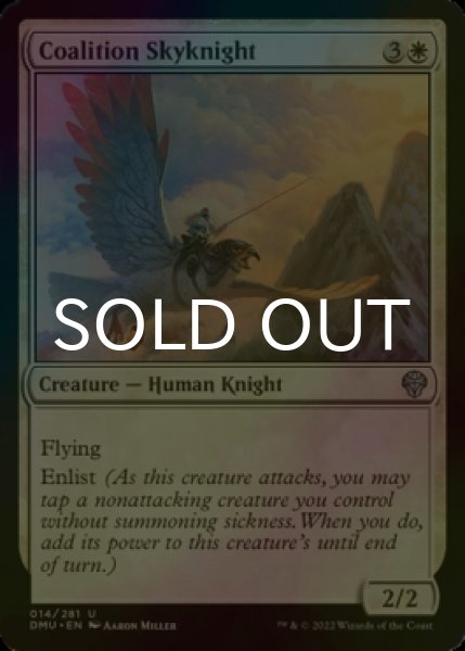 Photo1: [FOIL] Coalition Skyknight 【ENG】 [DMU-White-U] (1)