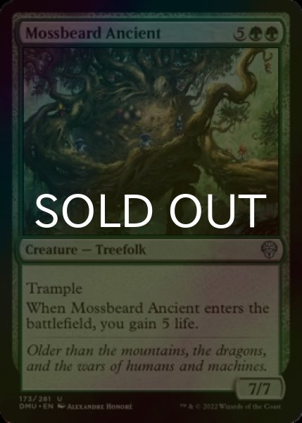 Photo1: [FOIL] Mossbeard Ancient 【ENG】 [DMU-Green-U] (1)