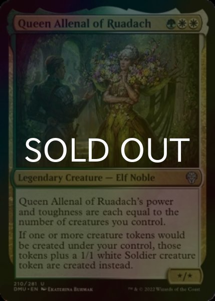 Photo1: [FOIL] Queen Allenal of Ruadach 【ENG】 [DMU-Multi-U] (1)