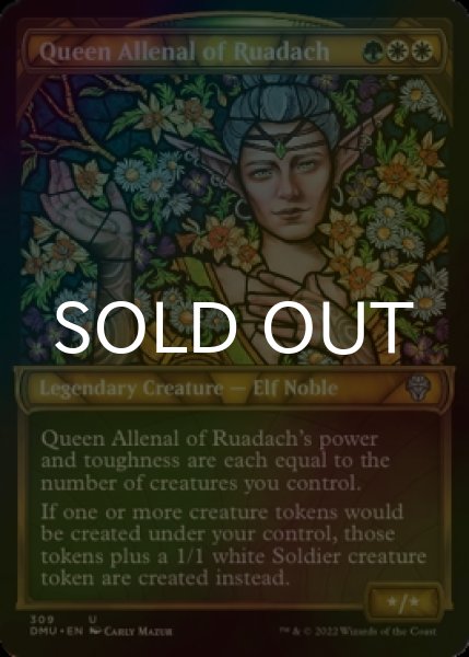 Photo1: [FOIL] Queen Allenal of Ruadach (Showcase) 【ENG】 [DMU-Multi-U] (1)