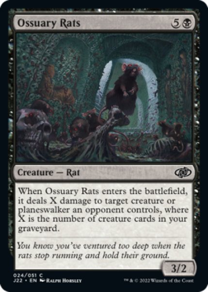 Photo1: Ossuary Rats 【ENG】 [J22-Black-C] (1)