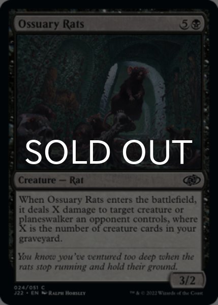 Photo1: Ossuary Rats 【ENG】 [J22-Black-C] (1)