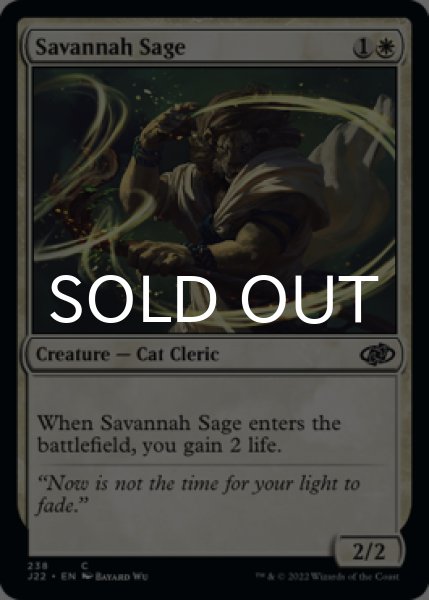 Photo1: Savannah Sage 【ENG】 [J22-White-C] (1)