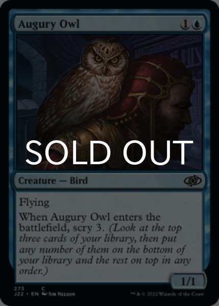 Photo1: Augury Owl 【ENG】 [J22-Blue-C] (1)