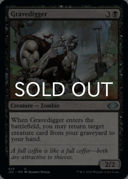 Photo1: Gravedigger 【ENG】 [J22-Black-U] (1)