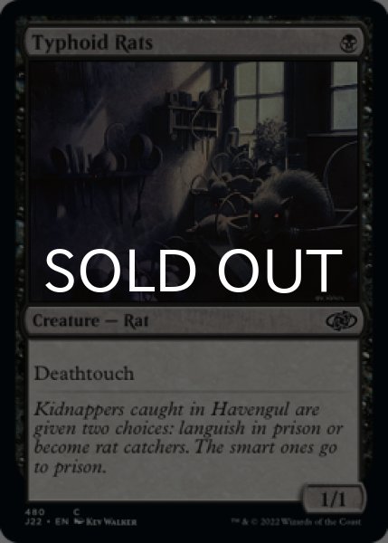 Photo1: Typhoid Rats 【ENG】 [J22-Black-C] (1)