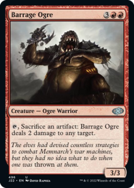 Photo1: Barrage Ogre 【ENG】 [J22-Red-U] (1)