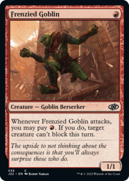 Photo1: Frenzied Goblin 【ENG】 [J22-Red-C] (1)