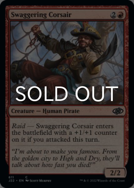 Photo1: Swaggering Corsair 【ENG】 [J22-Red-C] (1)