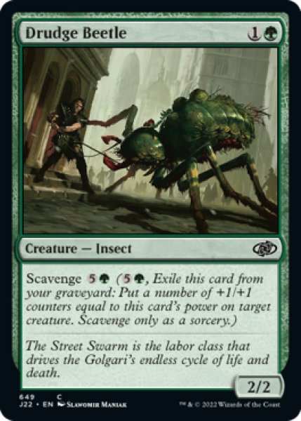 Photo1: Drudge Beetle 【ENG】 [J22-Green-C] (1)