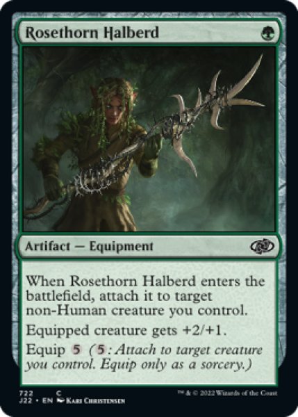 Photo1: Rosethorn Halberd 【ENG】 [J22-Green-C] (1)