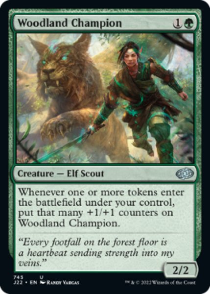 Photo1: Woodland Champion 【ENG】 [J22-Green-U] (1)
