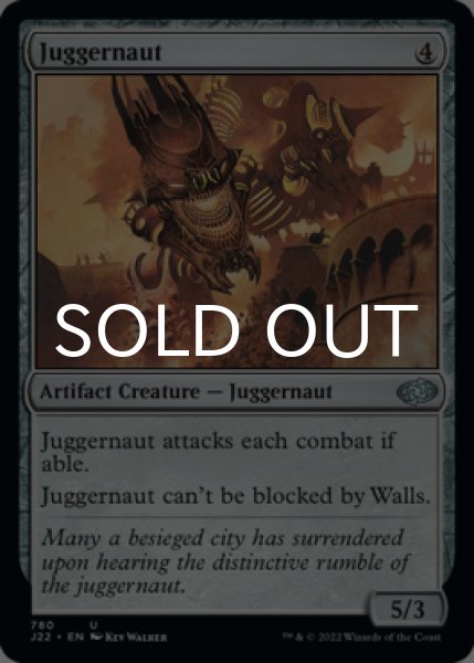 Photo1: Juggernaut 【ENG】 [J22-Artifact-U] (1)