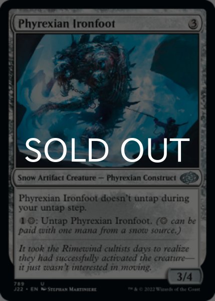 Photo1: Phyrexian Ironfoot 【ENG】 [J22-Artifact-U] (1)